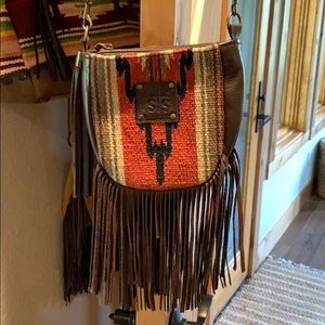 STS ranchwear crossbody blanket purse.